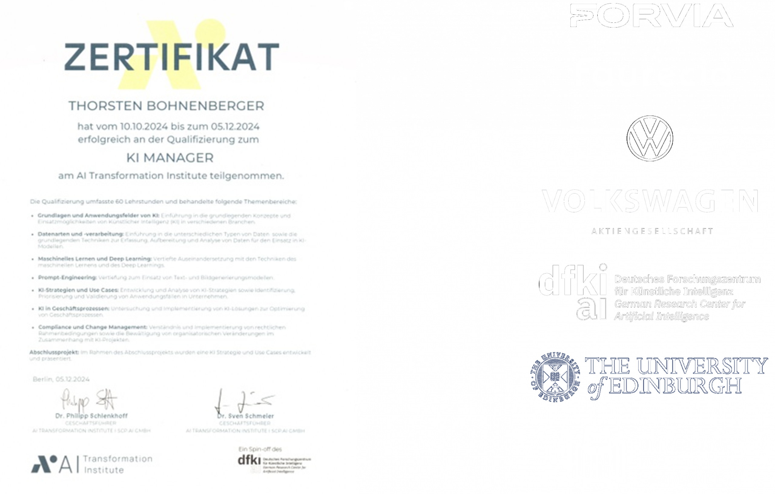 Thorsten Bohnenberger KI Manager